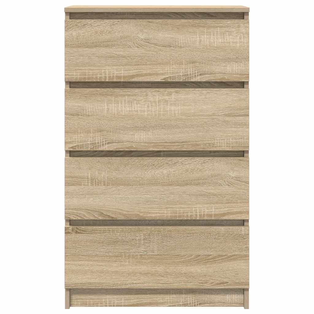 Sideboard in Sonoma Oak Finish 60 x 35 x 98.5 cm Particleboard