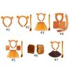 Animal Ears Headband Bowtie Tail Tutu Glove Plush Lion Costume Birthday Party Christmas Halloween Cosplay Costumes Props