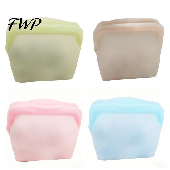 Freezer Safe Silicone Bags Storage Bag Leak-Proof Upright Prevent Odor Sandwich Transfer Reusable Thick Tear-Resistant Food Thickened