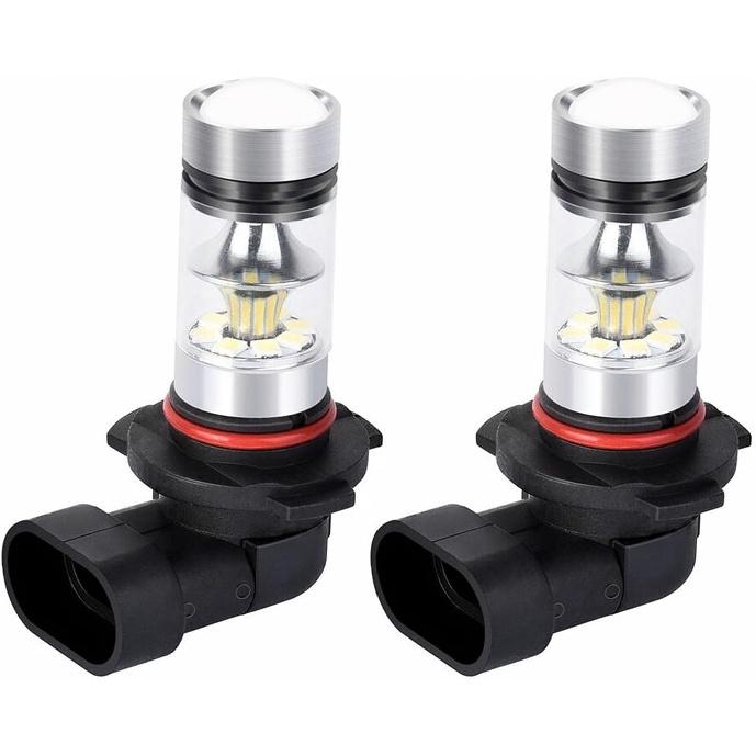 2PCS 9005/9006 LED Headlight Bulbs Fog Light Bulb, High and Low Beam Lights 12V 100W, 6500K Daytime Running Lights, Front Light Replacement Kit for