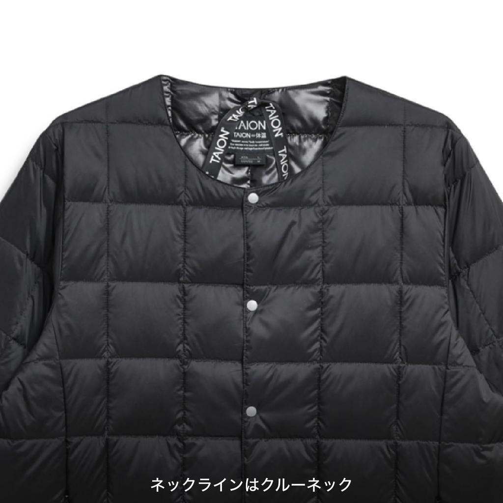 Taion Crew Neck Sleeve Down Jacket 014 Men's 3/4