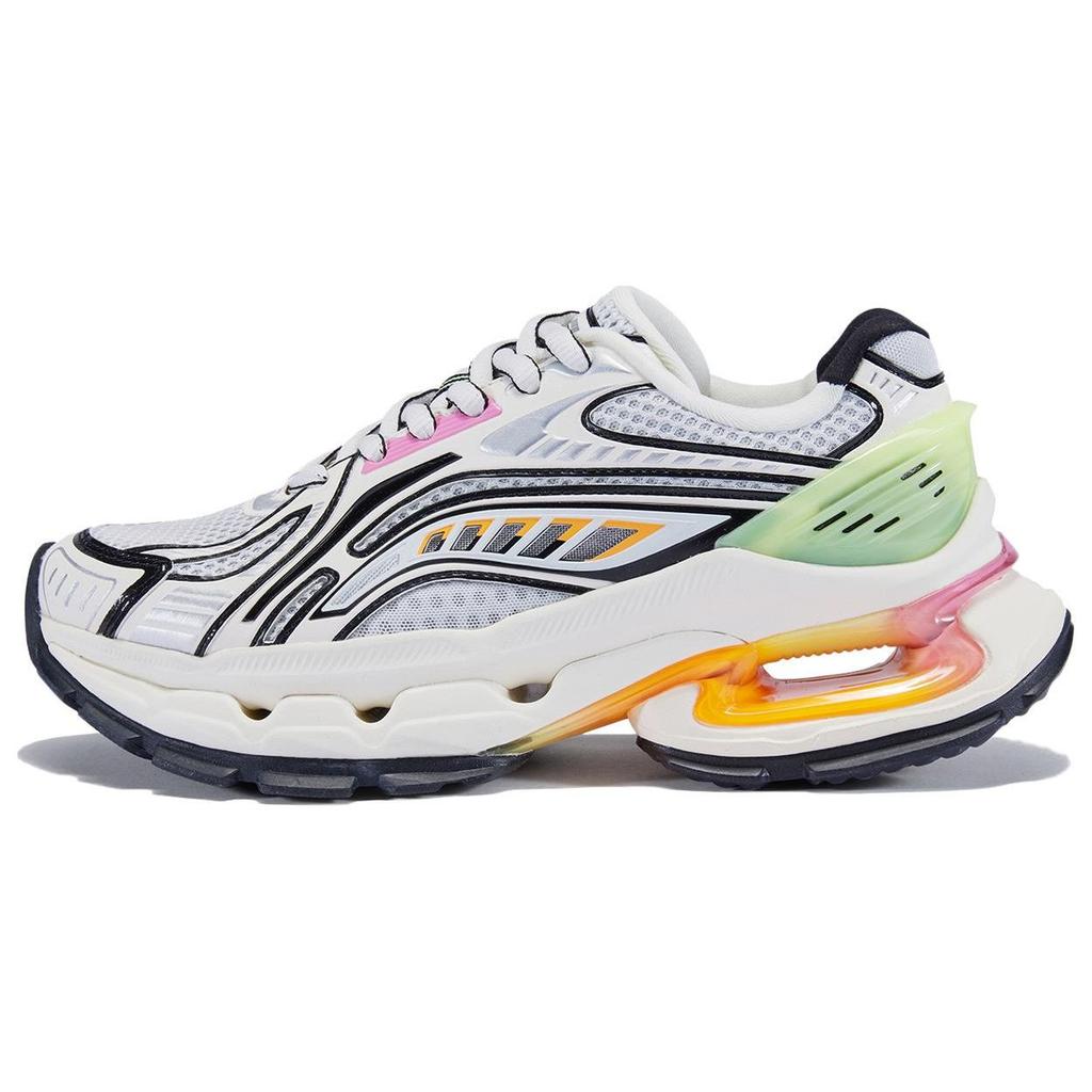 Li Ning Lijun BOW Versatile Shock Absorbing Wear Resistant Low Top Casual Shoes Women sneaker Candy-Gray AZGT068-4