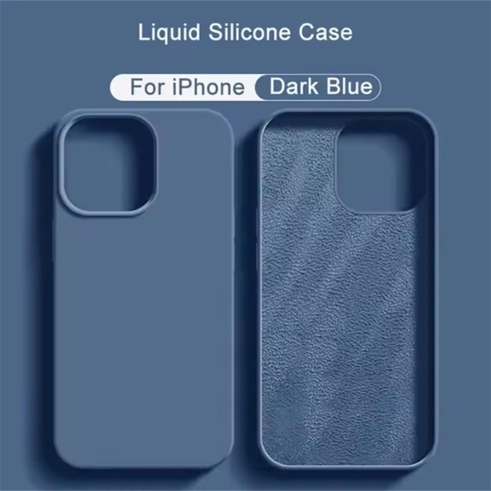 Simple Solid Color Phone Case For iPhone 16 Pro Max 15 14 11 12 13 Pro Max 12 16 Pro  Shockproof Cover