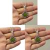 Bohemian Renaissance Jewelry Necklace With Gemstone Floral Pendant For Party Wear