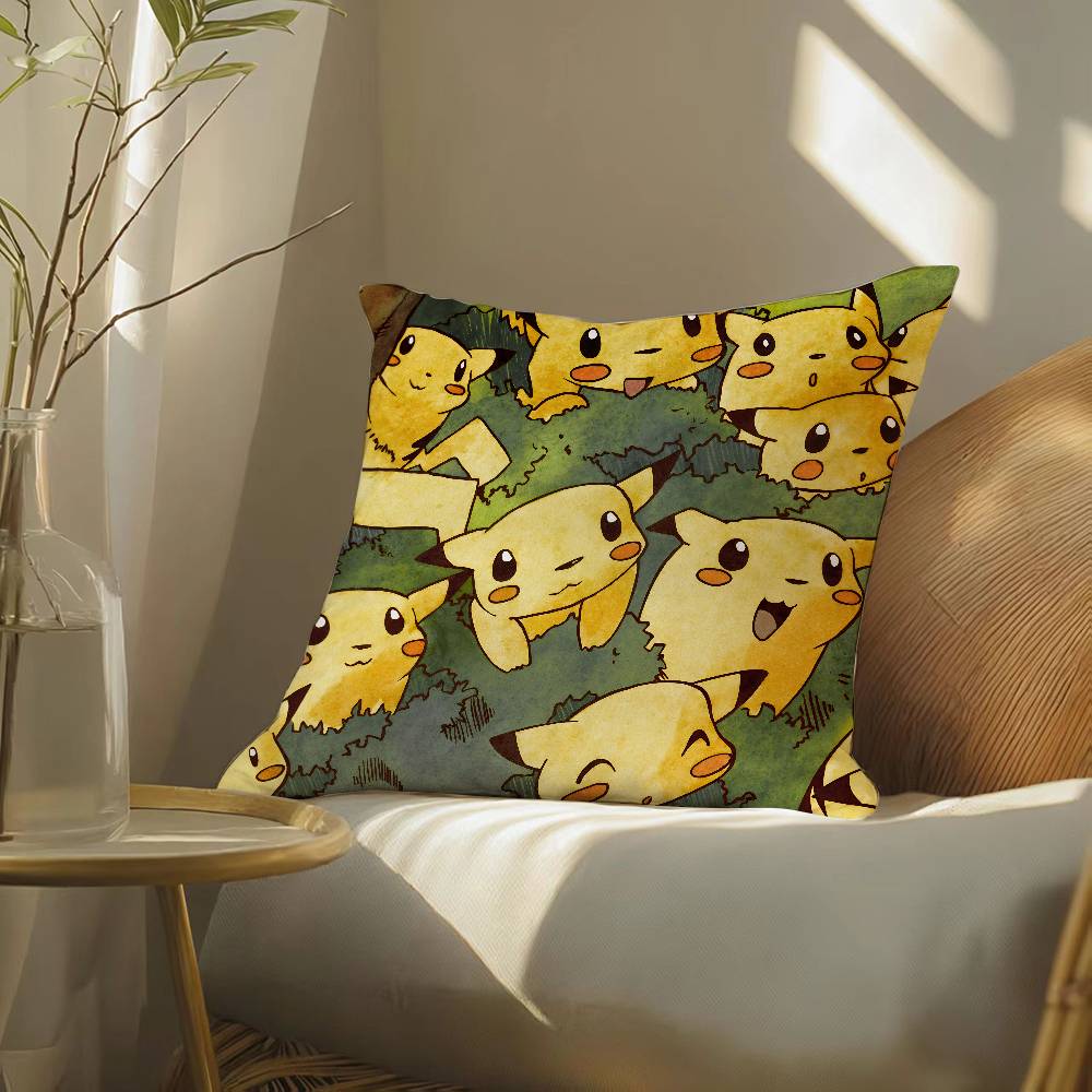 Pokemon Umbreon Anime Plush Pillow Cover Soft Short Plush Cushion Cover For Sofa Bedroom Living Room Home Decor Gift