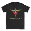 Hard Rock Kapela Bon Jovi Turné 2026 Tisk Plakátu Tričko Dámské Pánské Oblečení Streetwear Y2K Móda Horní Díl Bavlna Měkké Letní Tričko