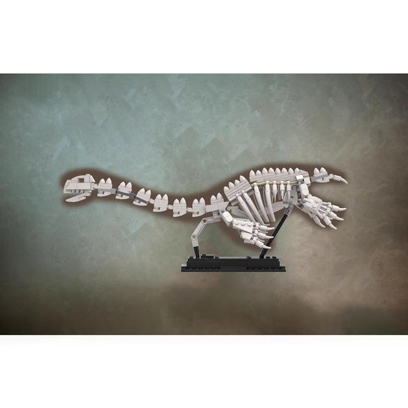 Building Blocks MOC-64229 Plesiosaur Skeleton Small Particle Dinosaur Model Assembled Ornament Toy
