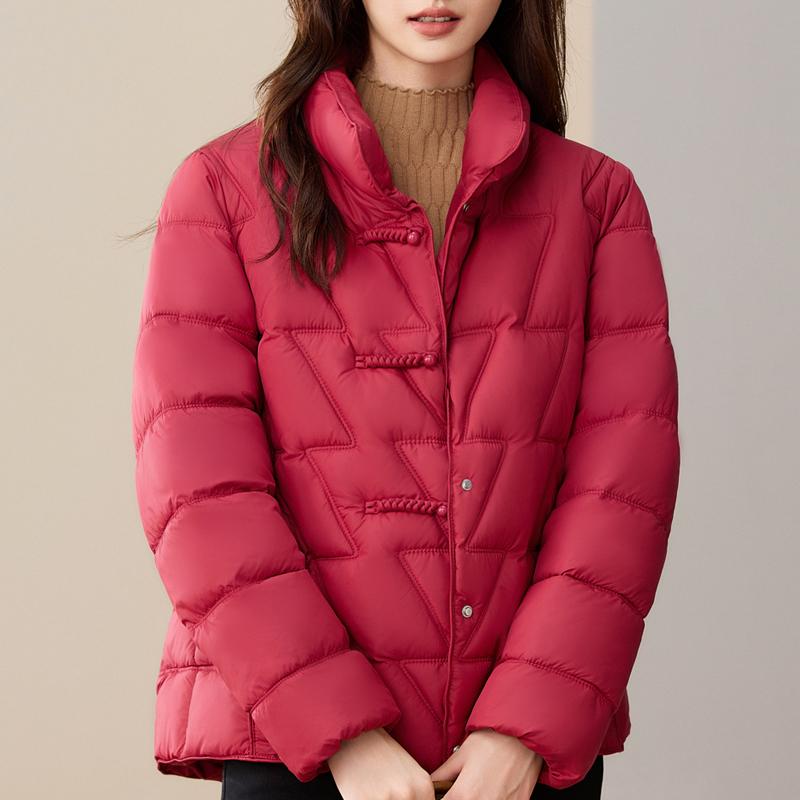 Casual Women's Winter Parkas Stand Collar Loose Warm Short Coats Thick Women Jackets