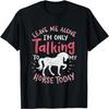 Nur ein Mädchen, das Barrel Racing Reiten liebt T-Shirt