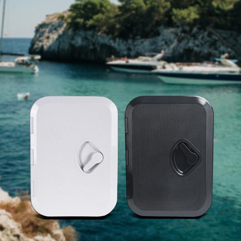 Strong 15 Inch Square Boat Deck Panel Waterproof ABS Construction Marine Access Panel Easy to Use for Yachts Campers