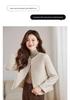 Women's Short Double-Faced Wool Coat - 2025 Autumn/Winter Fashion, High-End Petite Style