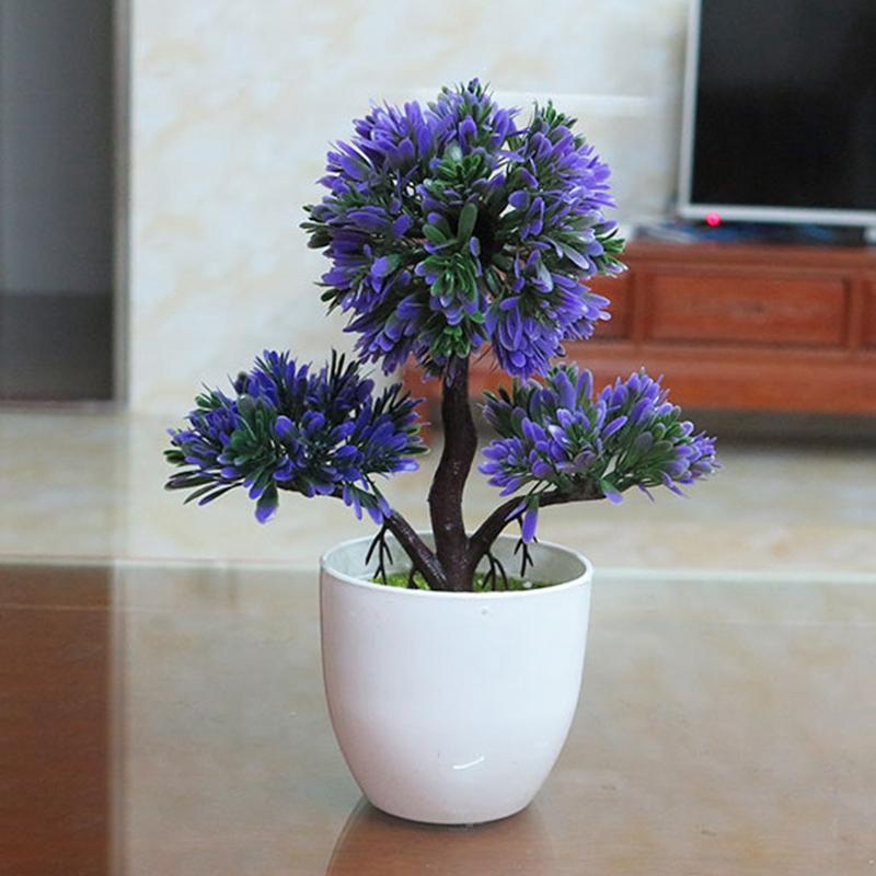 Umělá Simulovaná Rostlina Borovice Vítající Hosty Květináč Zelená Rostlina Bonsaj Počítačový Stůl Krajinná Dekorace Květináčová Rostlina