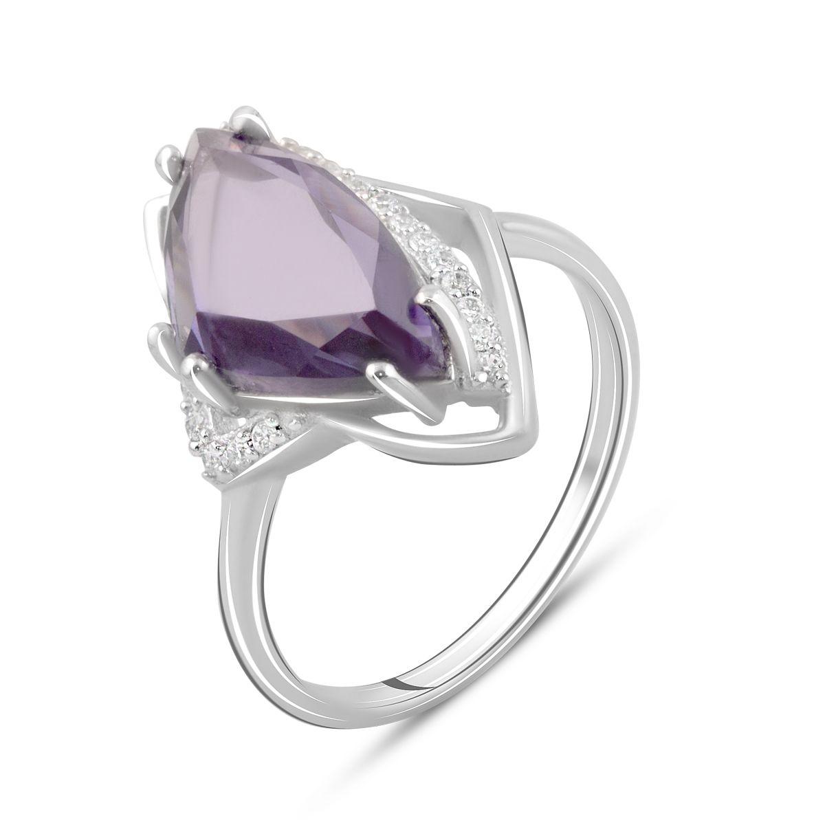 

Срібна каблучка з олександритом 4.681ct (2098553) 3.54 гр. 925 проби 18 різнокольорові кольору