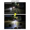 Motorcycle Aluminum H4 Led Headlight 7500K 4000Lm 38W Dual Side Bright Light