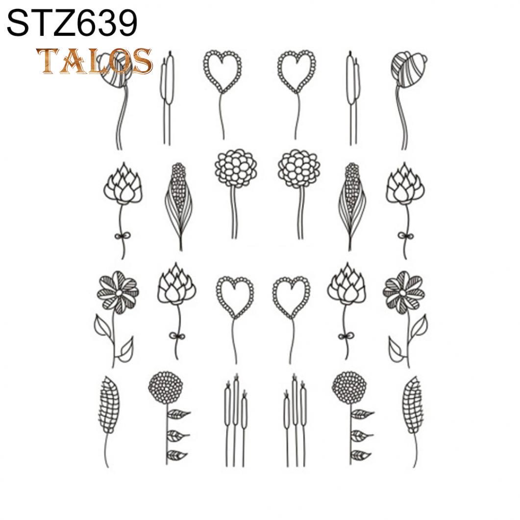 

Наклейки на ногти 1 лист one size