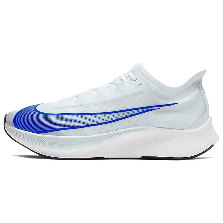 Nike Zoom Fly 3  Pure Platinum Racer Blue  Men s AT8240-005 EU 46