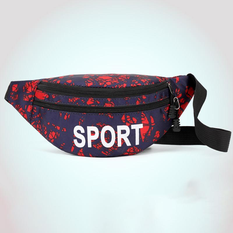 

Mini Men Women Outdoor Multifunctional Waist Bag Phone Pack Coin Purse Bag Waterproof Chest Bag 32x13cm