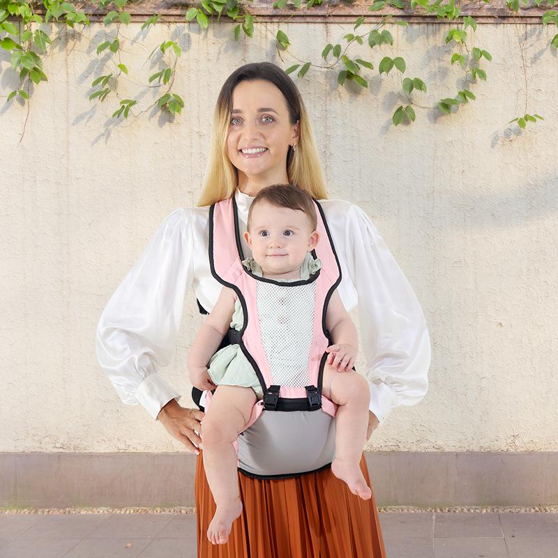 CPC Certified Multifunctional Baby Waist Stool and Child Carrier for Front and Back Carrying