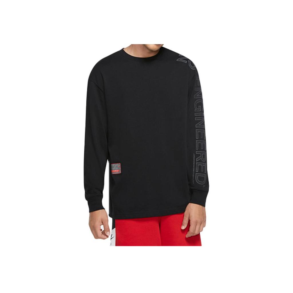 Jordan 23 Engineered Patch Training Long Sleeve T-Shirt Men Tops Black CN3102-010