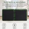 4-seater U-shaped sofa without frame with 2 ottomans, 32D high-density foam, fabric cover, non-slip, for living room, no assembly required, Green.