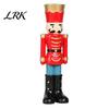 Modern Holiday Table Decor Nutcracker Resin Candle Holder, Pastel Christmas Soldier Figurine for Birthday Souvenir Gifts Desk Shelf, Festive