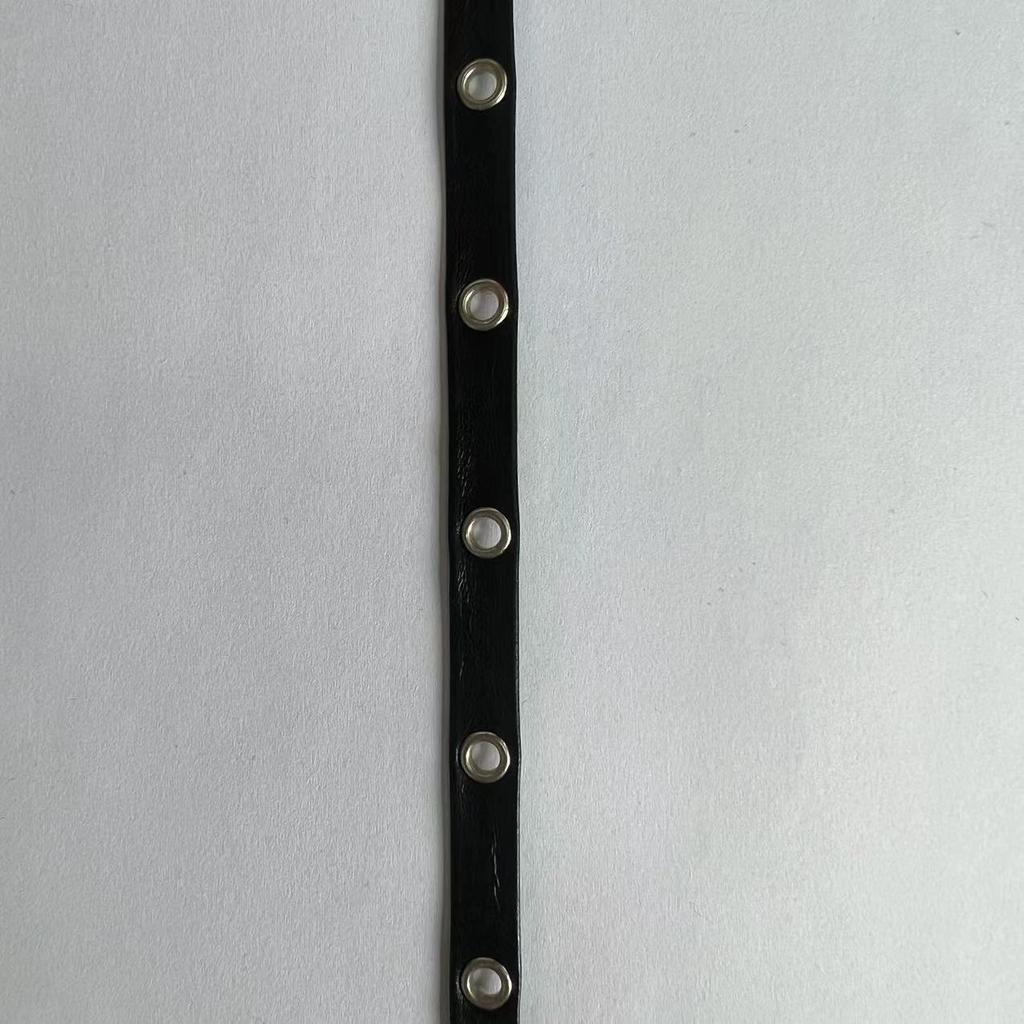 Composite Leather, Claw Nails, Rivets, Steam Eyes, Black Pu Leather Rope, Corns, Webbing, Clothing Accessories, Handmade Diy