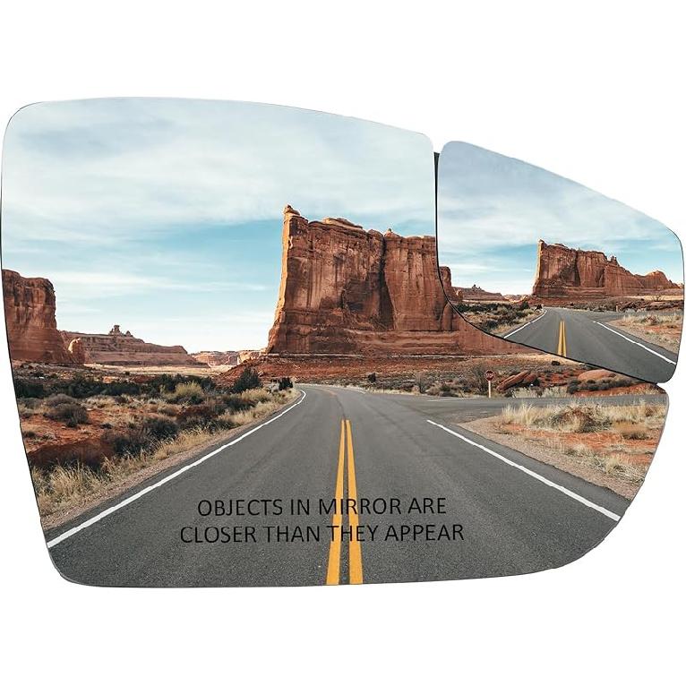 Passenger Side Mirror Replacement For Ford Focus 2012 2013 2014 2015 2016 2017 2018 - Right Side Mirror Glass, Rear View Mirrors Glass Passenger Side (Right)