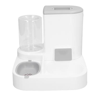Haustiere Automatischer Futterspender Wasserspender Set Multifunktion 2 in 1 Einteilig Großes Fassungsvermögen Katze Wasserspender Futterspender
