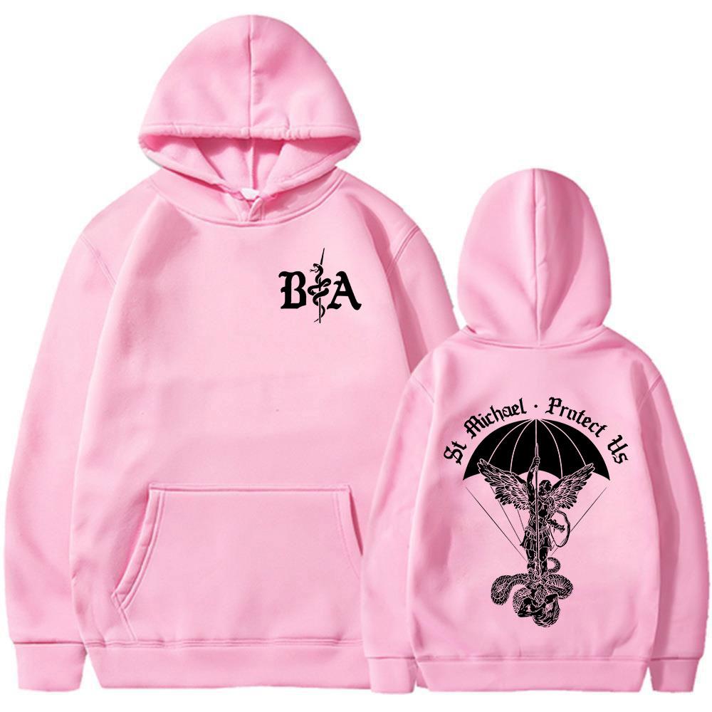 ST Michael Brothers in Arms Double Sided Print Hoodies Women Clothing Fashion Sweatshirt Oversized Long Sleeve Pullovers