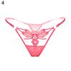 Mutandine slip a vita bassa con perizoma sexy in pizzo a forma di farfalla da donna