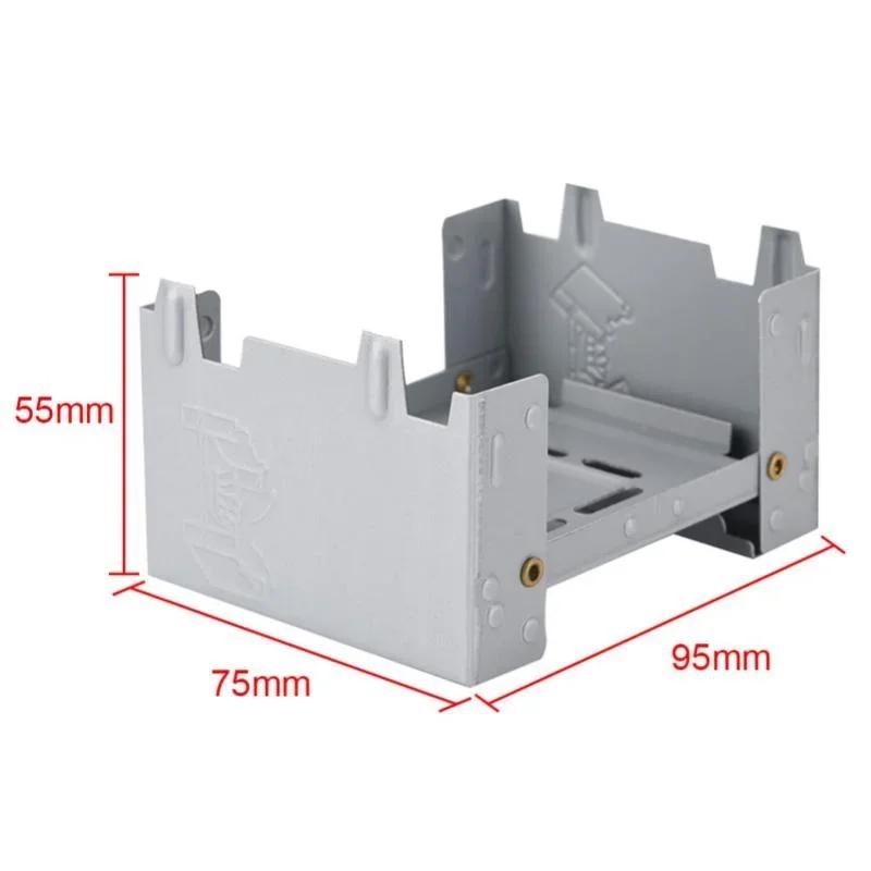 

Мини складная твердотопливная восковая печь для отдыха на открытом воздухе, портативная походная горелка, легкая печь для пикника, походное оборудование, многофункциональный инструмент A