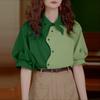 ZANZEA Women Casual Turn Down Collar Loose Summer Short Sleeve Blouse