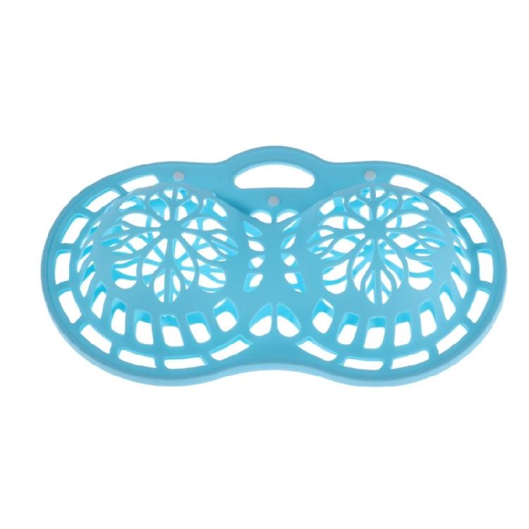 

Laundry Protectors Bag Reinforced Anti Deformation Mesh for Bras Lingerie Gentle Washing Silicone Washable Organizers синій