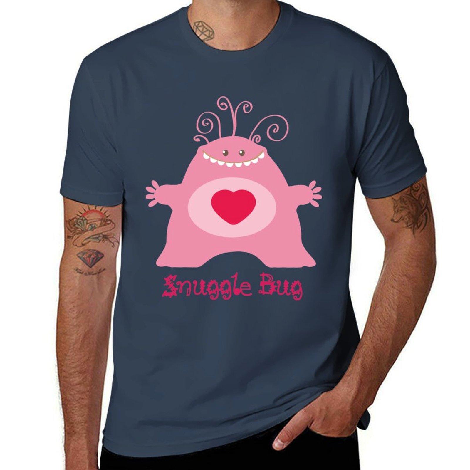 Snuggle Bug TShirt Casual Holiday Short Sleeve Tee S