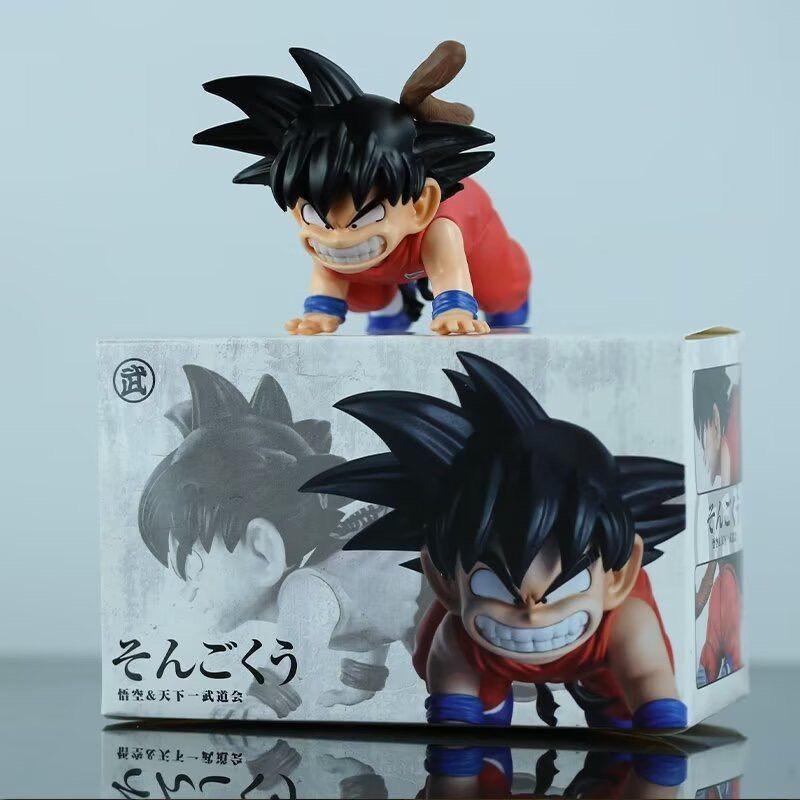 Dragon Ball, Childhood Wukong Figure, Crawling Wukong, Martial Arts Conference Little Wukong, Animation Chassis Tabletop Ornament