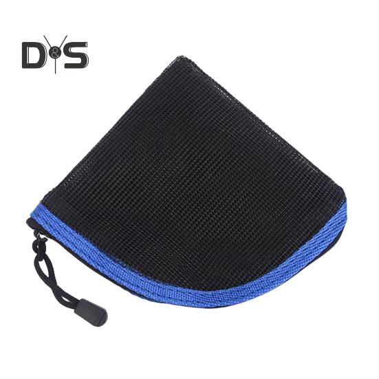 

Кошелек для рыболовной снасти Fly Fishing Leader, черная сетка, карман для рыболовной снасти Fly Fishing Leader, сумка для хранения лески для соленой пресноводной рыбалки S