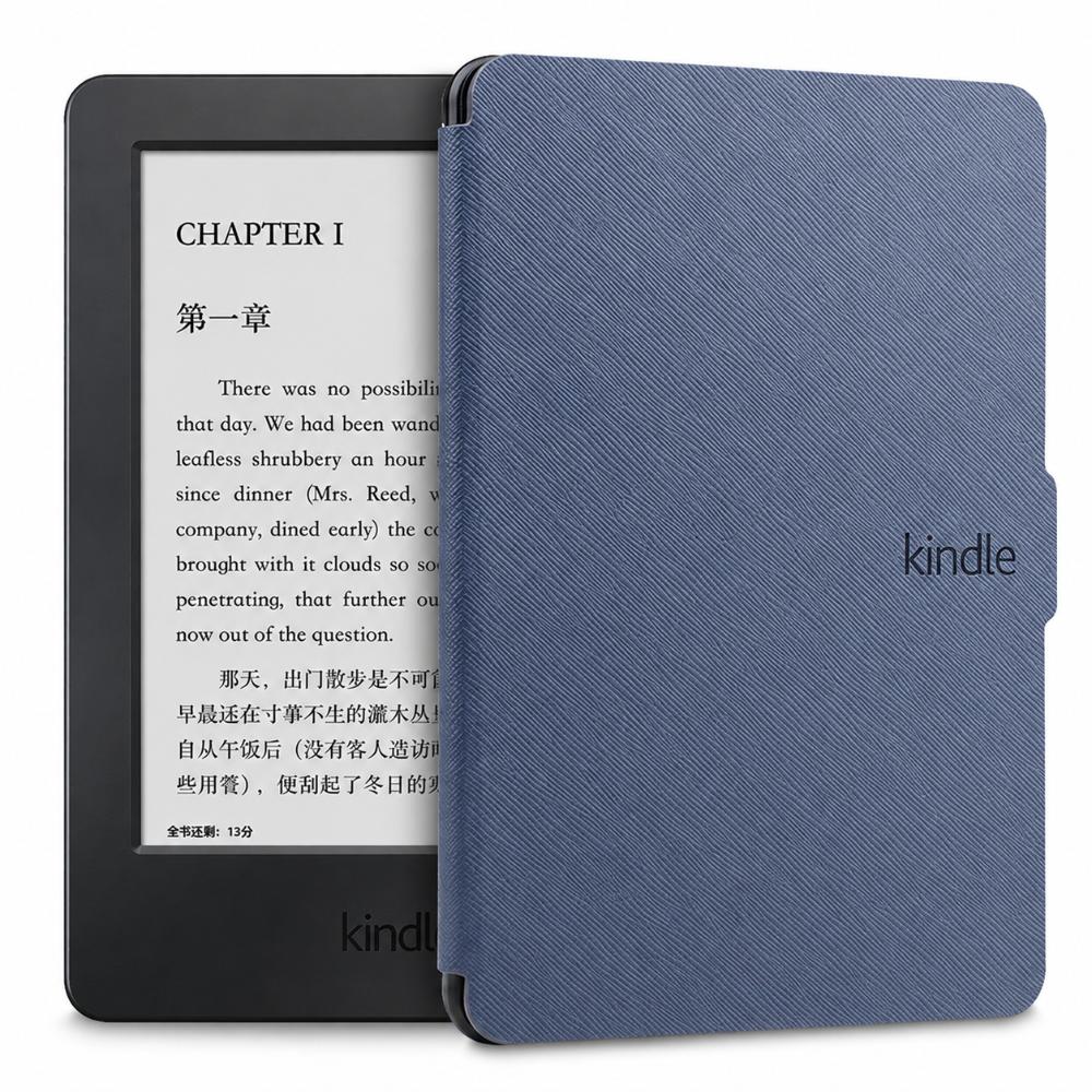 New Cross Grain Folio Cover Protective Shell Smart Case PU Leather