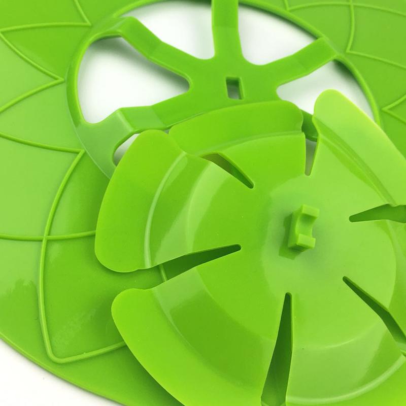 Tampa de silicone para tampa de vazamento para panelas, acessórios de cozinha, utensílios de cozinha, utensílios de cozinha para flores, acessórios de cozinha para casa, gadgets