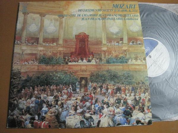 

LP Record ORCHESTRE DE CHAMBRE JEANFRANOIS Divertimento No.17 D Major K.334 FCCA818 ERATO 1980 Japan Classical Used
