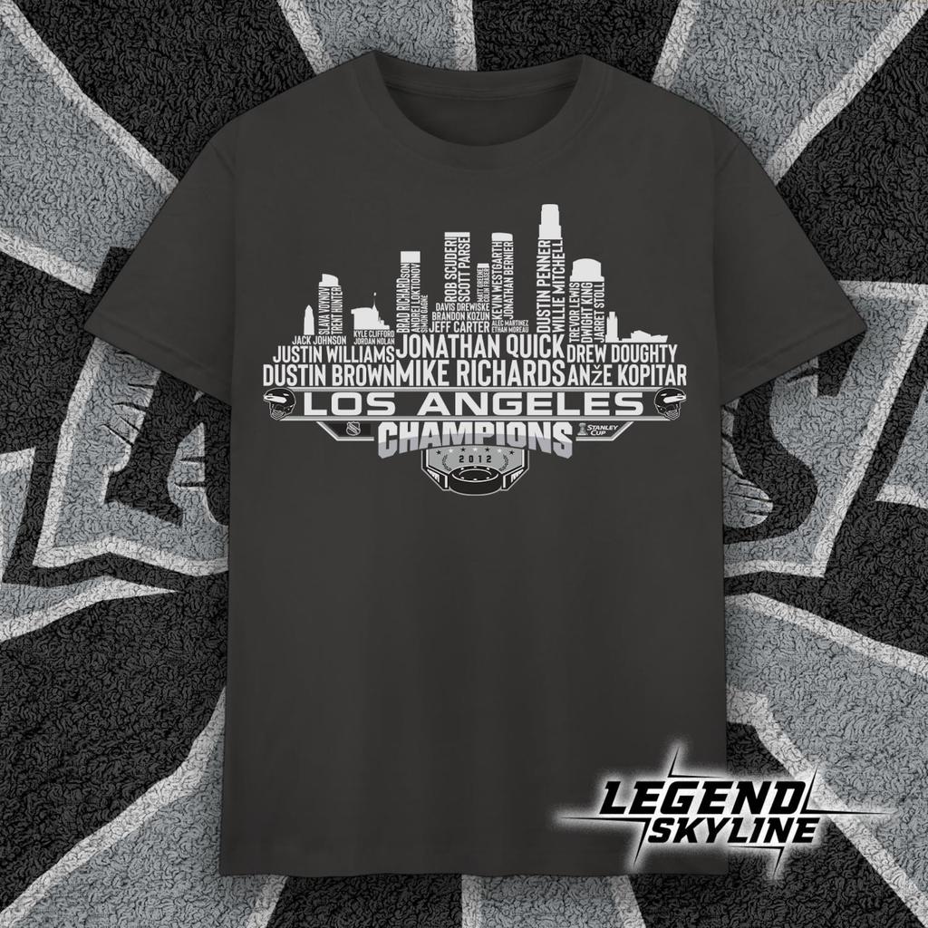 Los Angeles Dream Team Eishockey-Meister 2012, Los Angeles Stadtbild T-Shirt und Kinder-T-Shirt