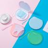 Round Save masks Box PP Mask holder box Disposable Mask Storage Box Medicine Box student Dustproof Case Safe Pollution-Free