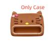 3D Cartoon Flower Cat Holder Tablet Case For Samsung Galaxy Tab A7 Lite 8.7 A9 A11 Plus 11 T290 T295 A 8.0in Soft Silicone Cover For iPad Pro Air