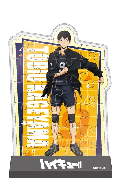 Ensky Аниме Капсульный Стенд 002 Кагеяма Тобио В132 x Ш92мм ABS Haikyu!! CC-ST Прибл.. Бумага, ПЭТ,
