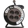 Electric Reel 3g 15m + 4 T-sockets - Taupe