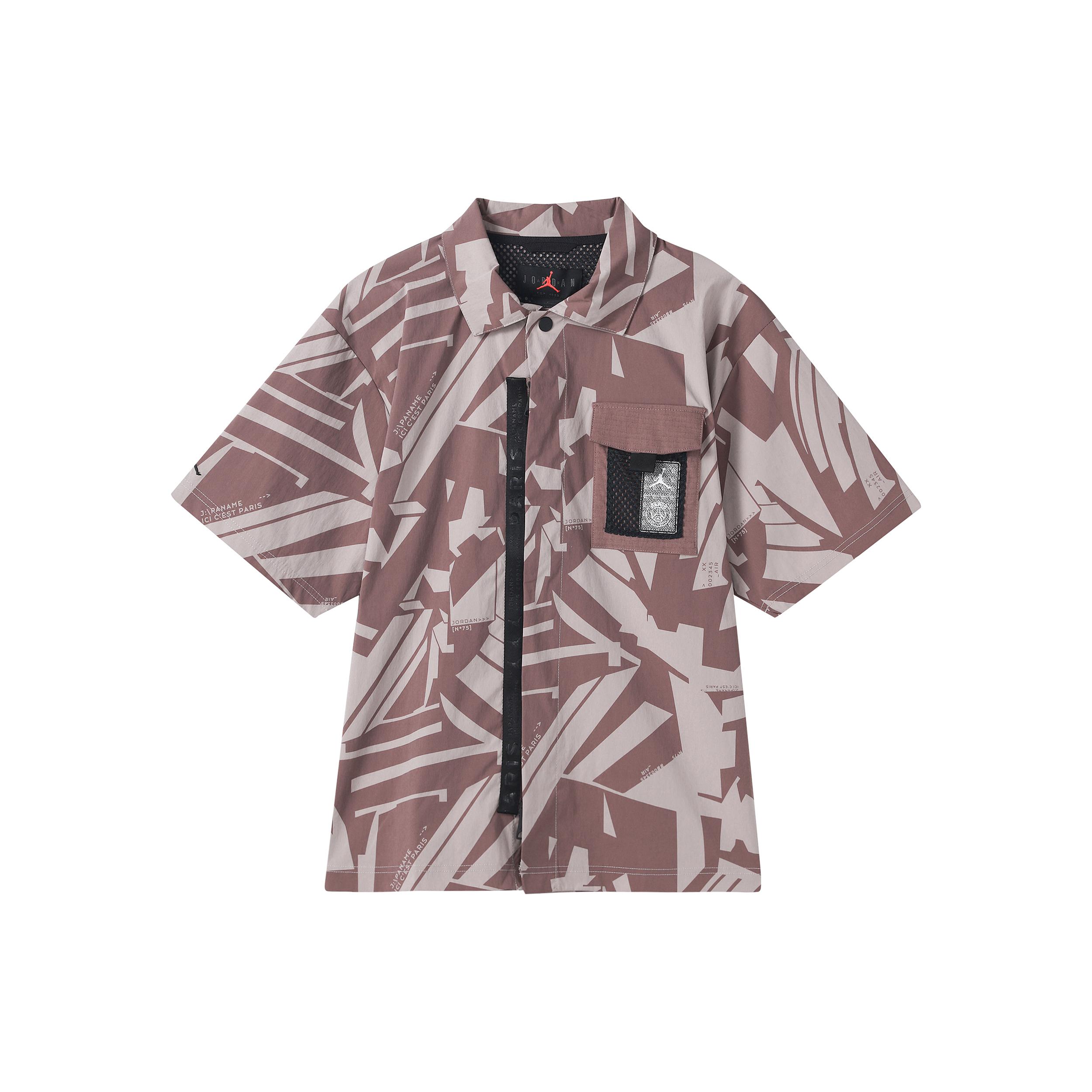 Jordan Shirts Men s Pink Brown Lapel Moderate Other DM3109-218 M