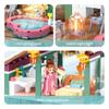 Sluban 0961 Hot Spring Holiday House Building Block Toy Model Educational DIY Assembled Building Block Toy, Home Decoration