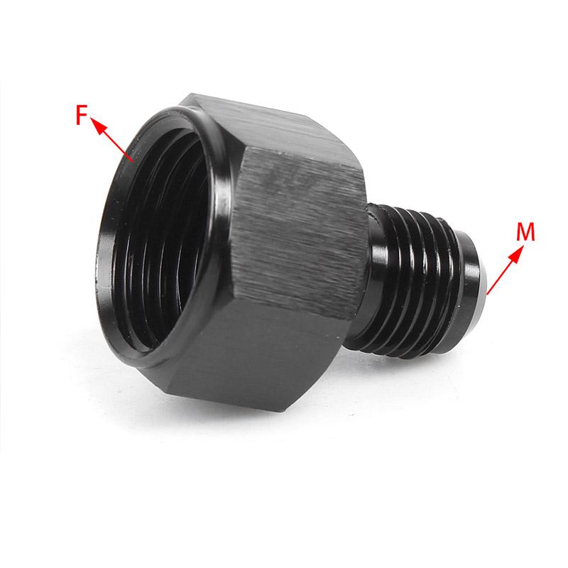 Aluminum Oil Cooler Conversion Variable Diameter Joint Oil Pipe Outer Thread Connection Adapter, Male Female Conversion Screw