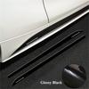 2.05M Glossy Black Side Skirt Sill Decal Stripe Stickers For BMW F30 F22 F23 E90 E91 E92 E93