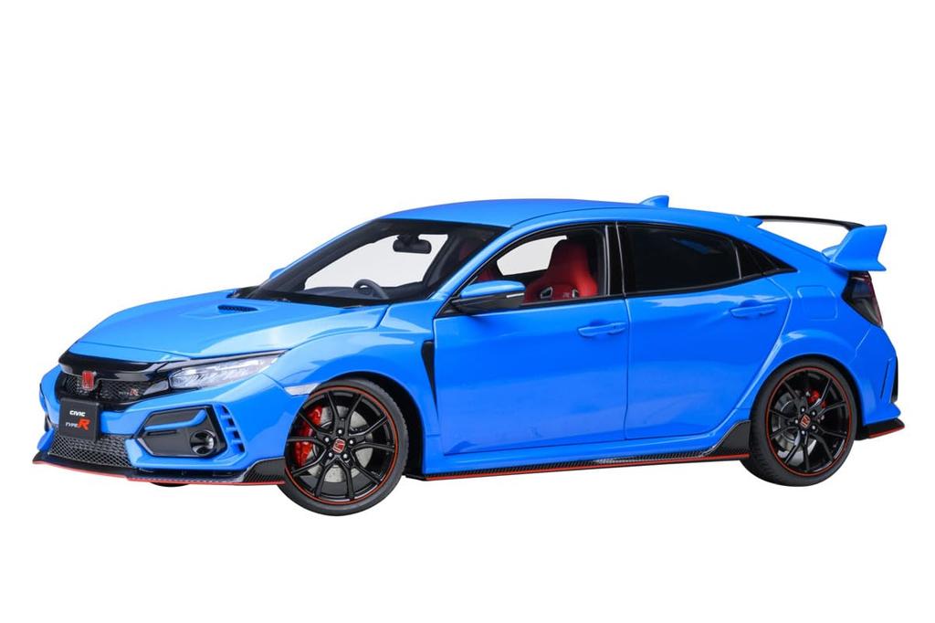 AUTOart 1/18 Scale Honda Civic Type R (FK8) 2021 Racing Blue Pearl Finished Product