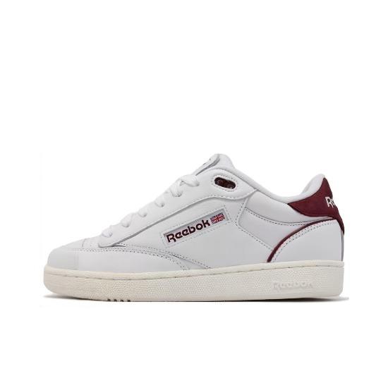 Reebok Club C Bulc  Белый Классический Бургунди  100032938 Мужская обувь EU 42.5